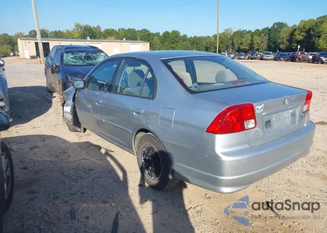 2005 Honda Civic Vp из США, поврежденный, VIN 1HGES16345L020735